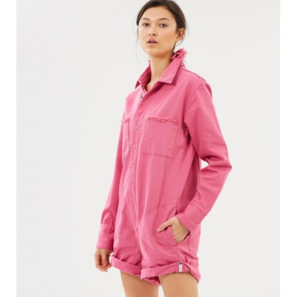 ONE TEASPOON POP PINK PROPHECY JUMPSUIT